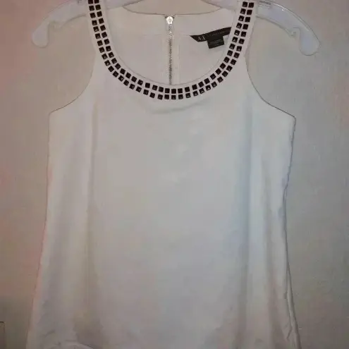 Armani Exchange  White tank size XS