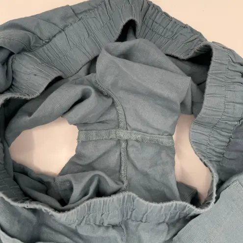 Pact Shorts Size Large Blue The Harbour Tabbed Organic Cotton Hemp Blend Lake