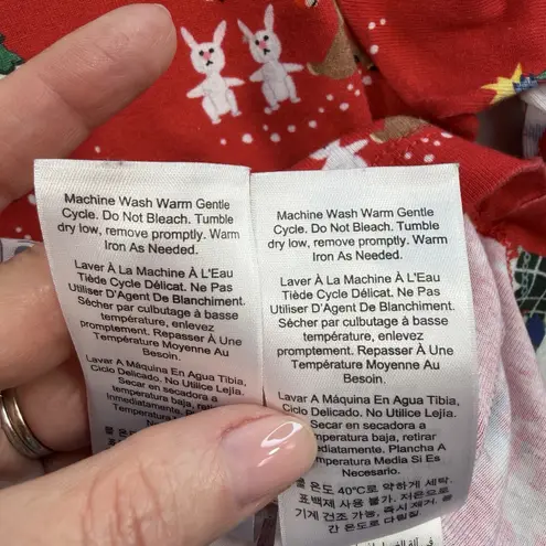 Pottery Barn Adult S Rudolph Adult Organic Pajama Set 2 Piece Christmas Holiday - Image 12