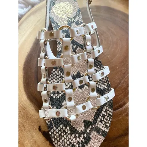 Vince Camuto NIB  White Richintie Sandal