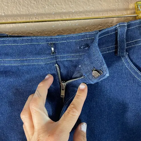 Ellen Tracy Vintage 90s Style Denim Maxi Skirt with Slit - 90s Chic Collection