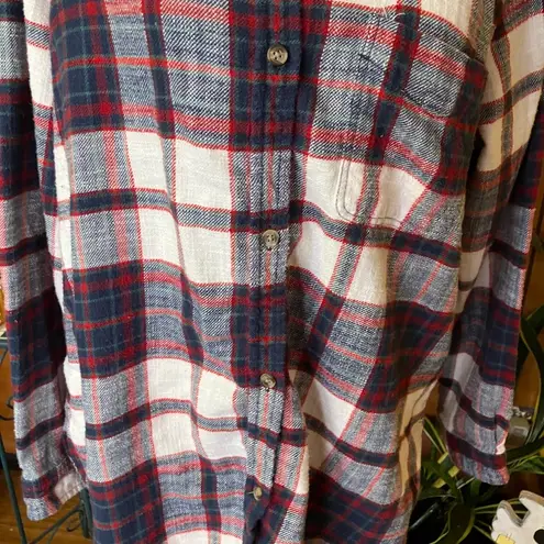 American Eagle  extra large plaid, women’s flannel shirt, BoHo