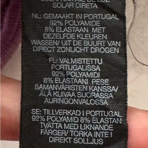 Sweaty Betty Stamina Purple raceback moisture wicking Sports Bra, size S gym