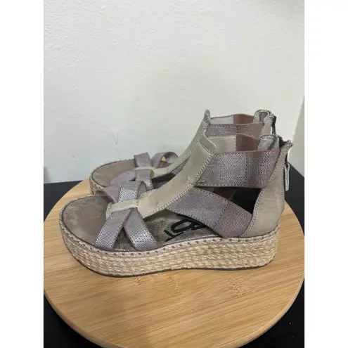 OTBT Cannonball 7 Platform Wedge Sandals Espadrille Ankle Strap Comfort Shoes
