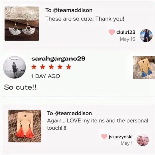 Handmade Tassel Earrings NEW Boho Festival Party Bright Pink USA