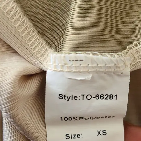 Pink Martini Asymmetrical Colorblock Short Sleeve Blouse - Size XS - NWT