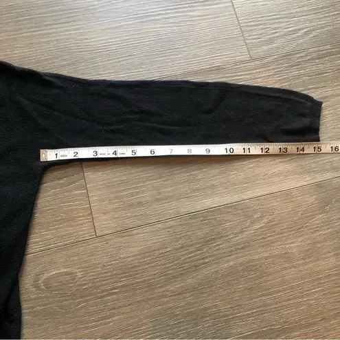 RDI Boutique Black Long Sleeve Shirt With Front Tie Size Small