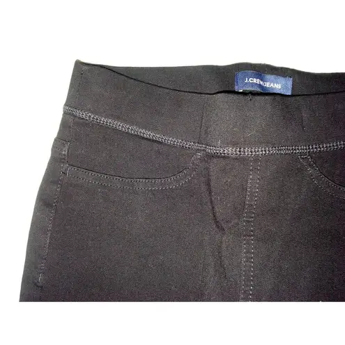 J.Crew New Womens  Jeans 26 Black Pull On Toothpick Skinny Comfortable Stretch