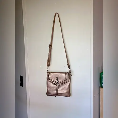 Rose Gold Crossbody Bow Purse