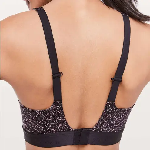 Lululemon  Fine Form‎ Sports Bra Lacescape Spanish Rose Black / Black 32B