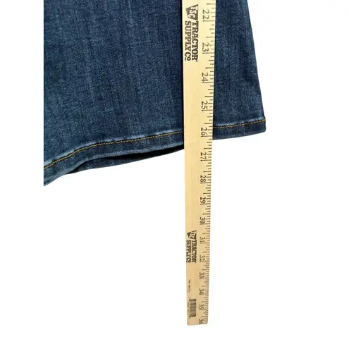 Pilcro NWT Anthropologie Flare Cropped Jeans Women's XL Denim Mid Rise Pull On