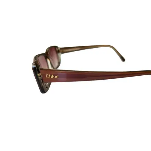 Chloé CHLOE VINTAGE SUNGLASSES WITH CASE AND CHLOE CLOTH