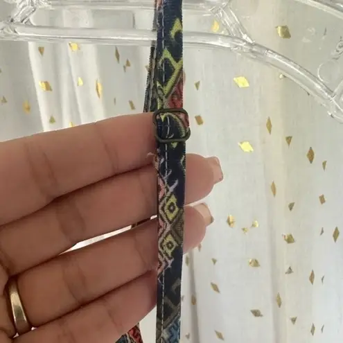 Tigerlily Boho Batik Renaissance Gypsy Beach Ditsy Spaghetti Strap Romper Large