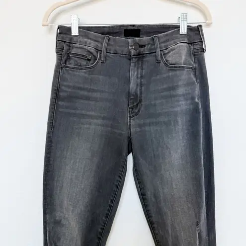 Mother Womens Jeans Size 27 Black Distressed Skinny Street Edgy Casual Cool