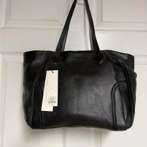 Aimee Kestenberg Elegant Black Leather Tote Bag