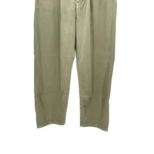 Pilcro The Breaker Relaxed Wide Leg Jeans Moss Green Soft Denim Size 30 NWT