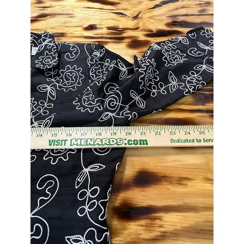 Bleu Bayou Women Size Medium Art to Wear 100% Silk Jacket Embroidered Designer