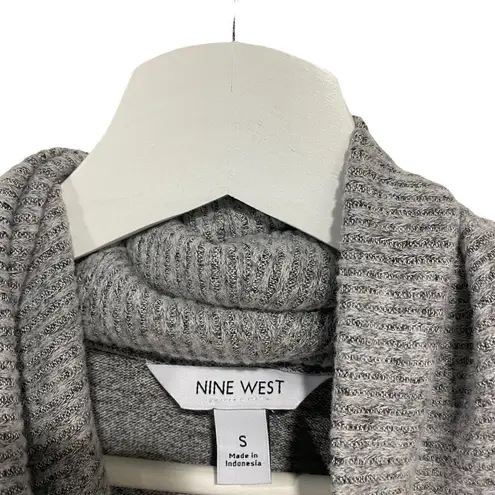 Nine West  Cowl Neck NWT gray long sleeve sweater small