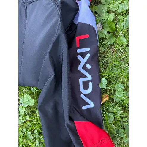 Liaxda Cycling Shorts Women's Padded Bike Bicycle Biking Shorts Red Black Small