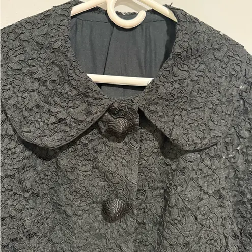 Elegant Black Lace Women's Jacket Size none