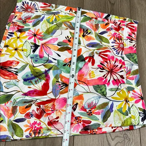 RipSkirt Hawaii 20” Wildflower Watercolor Wrap Swim Coverup Skirt Pink Orange M Size M