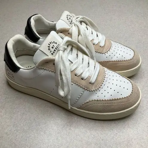 Loeffler Randall Keeley Sneaker 6 White Blush Pink & Black