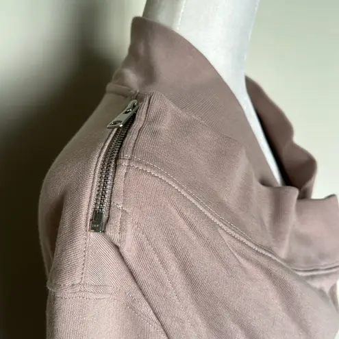 All Saints Drina Drape Zip Cardigan Jacket