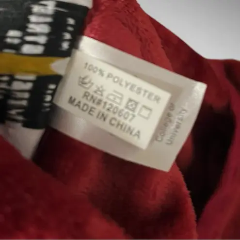 EMERSON STREET CLOTHING CO. Women's Hoosiers Red Plush Hoodie Medium | EUC