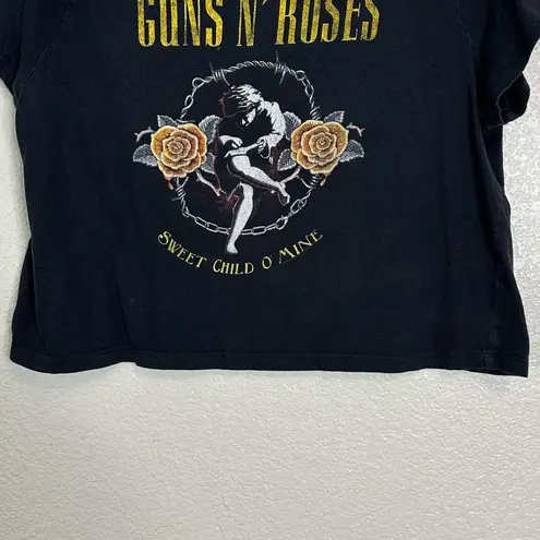 Bravado Guns N' Roses "Sweet Child of Mine" Cropped Women's Tee, Size XL