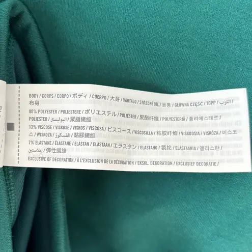 YPB Your Personal Best Neoknit 1/2 Zip Pullover Emerald Green Abercrombie Active Size L