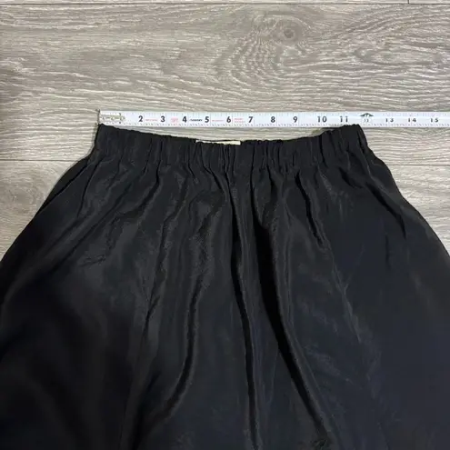 Denim & Supply Ralph Lauren Black Rare Bohemian Maxi Retro Ruffled Skirt Sz S