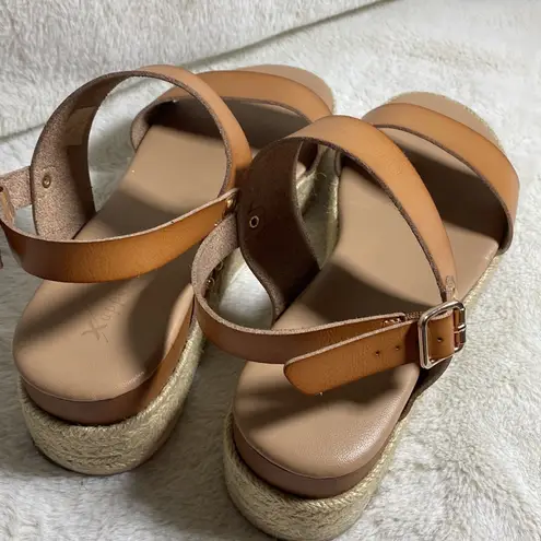 Xappel Tan Espadrille Platform Sandal