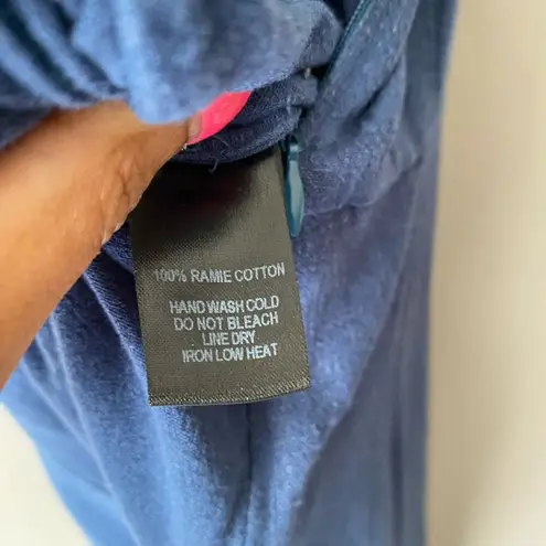 Lulu’s sz XS Sleeveless cotton blue jumpsuit