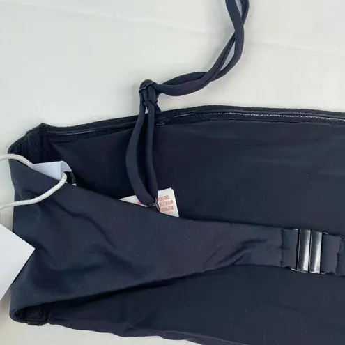 Twiin Paige Black Bandeau Non-Padded Bikini Top Women's Size Medium M