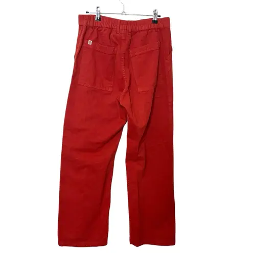 Big Bud Press Work Pants Mustang Red Women’s Size Small Straight Leg Cotton