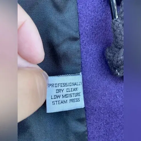 Carolina Herrera wool purple Cheetah zip jacket Size medium