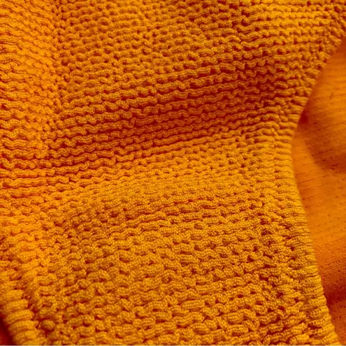 Solid & Striped NWT Rachel Bikini Bottom Belted White Contrast Mod Marigold Gold