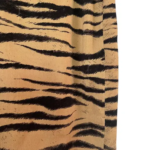 Moschino Cheap and Chic Tan Black Tiger Print Pencil Skirt – Size 8 (IT 42)