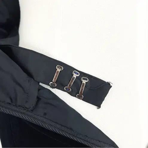 Vintage Y2K Beaded Embellishment Strapless Gown in Black | Size 4