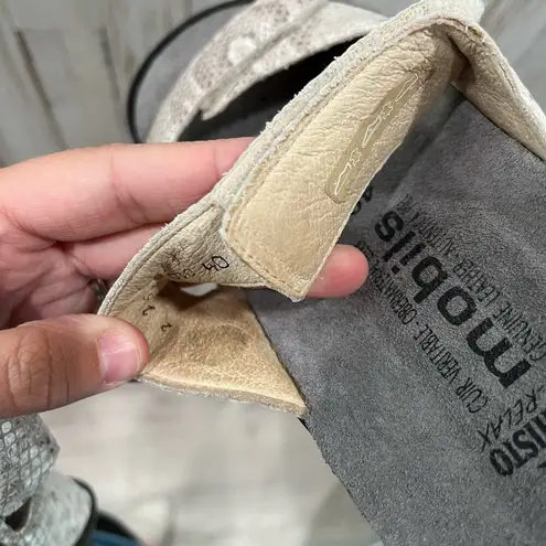 Mephisto Ulda Light Sand Boa Comfort Sandal Women's Size 40 Gray