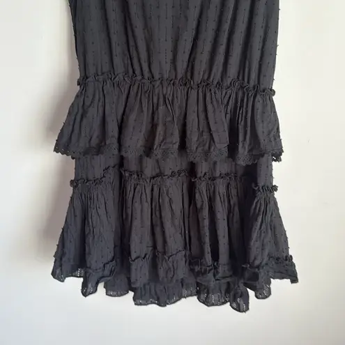 MISA Los Angeles Lilian Mini Dress Black Large