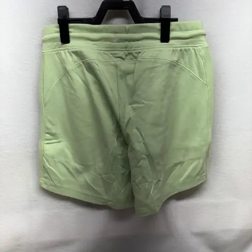 Alphalete  Athletic Shorts Light Green Sweat Shorts Drawstring Pockets Size M