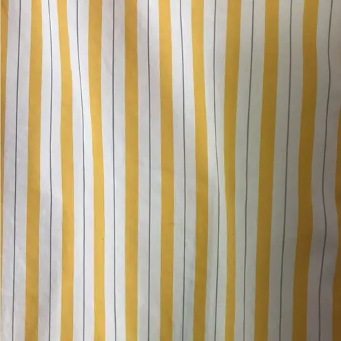 Worthington  Yellow and White Stripe Button up Shirt