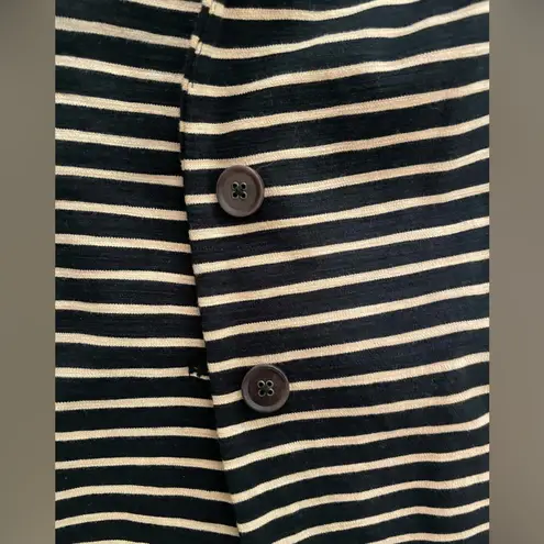 J.Crew  Striped Black and Tan Maritime Blazer