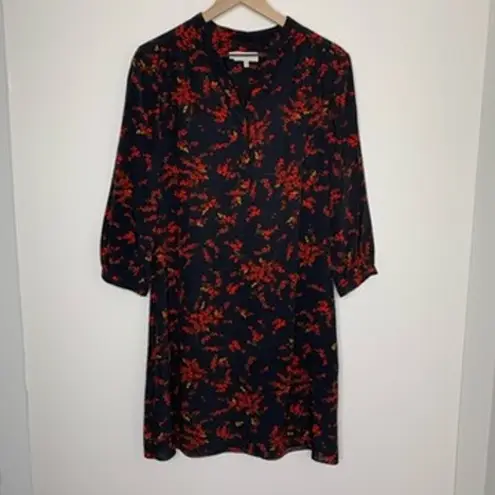 Hobbs London Katarina Floral Tunic Mini Dress US Size 6 Womens