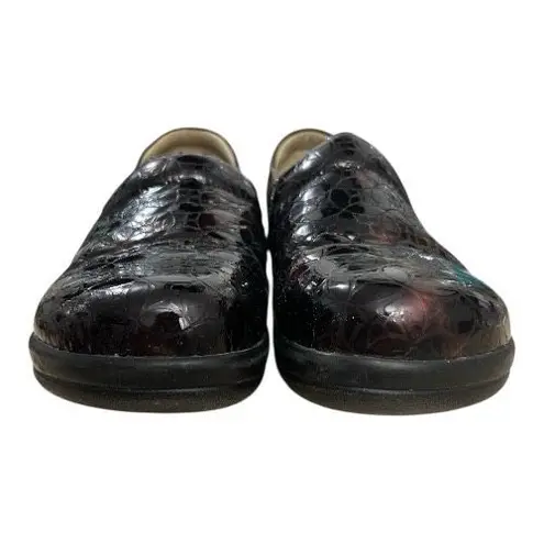 Alegria Keli Burgundy Professional Leather Clogs Size 37 Women Shoes Comfort