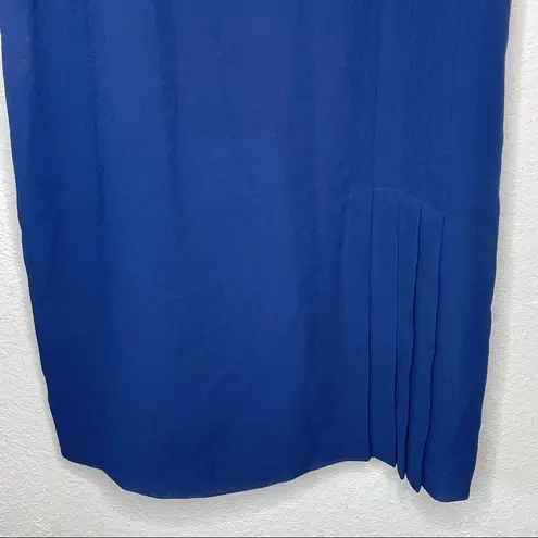 Vintage Blue  Polyester Skirt