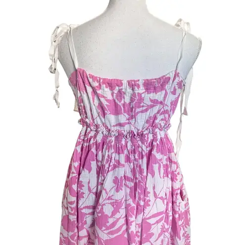 Peter Som  Collective Pink Floral Midi Dress