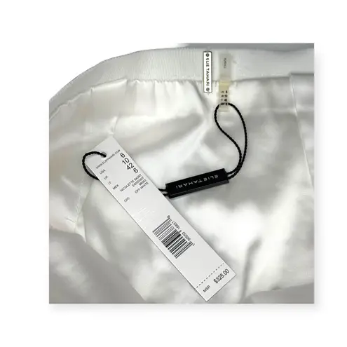 Elie Tahari new š¤ Nicolette Eyelet Lace Fringe A Line Knee Skirt š¤ Off White š¤ 6