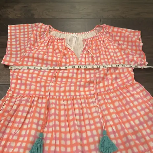 THML Pink/Orange/White Patterned Dress Sz M